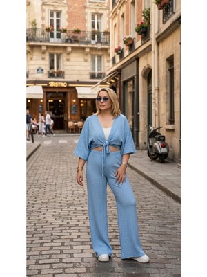 Fırfır Moda Gofre Pantolon