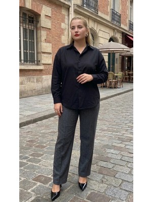 Fırfır Moda Bol Kesim Gömlek