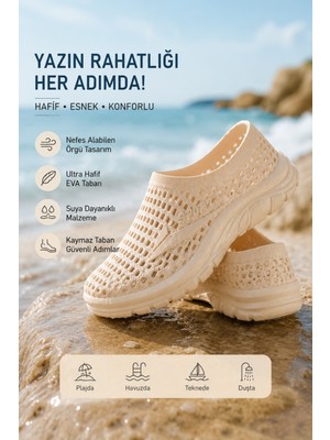 Muggo Wave Unısex Delikli Kaymaz Taban Deniz Havuz Plaj Ayakkabısı