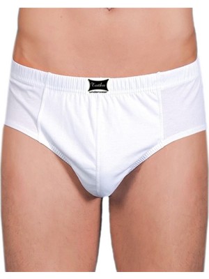 Tutku Erkek Slip Külot Beyaz 12 Li Paket