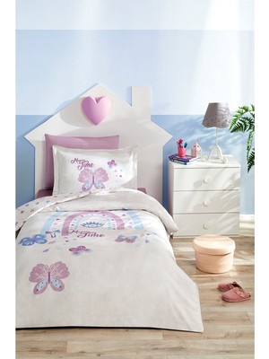 Özdilek Magical Time Tek Kişilik Lastikli Çarşaf Nevresim Takımı 0353