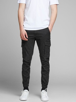 Jack & Jones Erkek Yandan Cepli Kargo Pantolon - Paul Flake