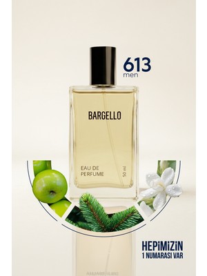 Bargello 613 50 ml Erkek Parfüm EDP Fresh Odunsu Koku ile Ferahlatıcı Hediye Seçeneği