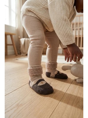 Katia & Bony Bebek Havlu Soket Çorap Koyu Kahve