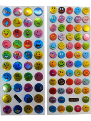 Ticon Sticker Simli Kabartmalı 2 Adet