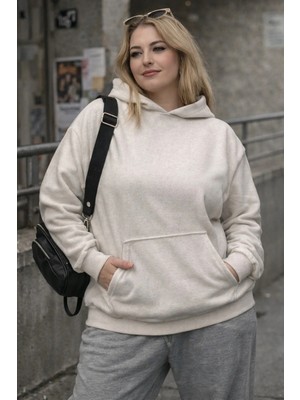 Fırfır Moda Kapşonlu Sweatshirt