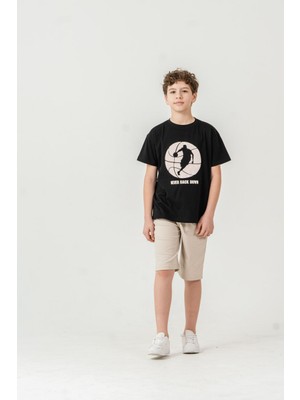 Mackays Erkek Çocuk Basketbol Temalı T-Shirt Şort 2'li Takım
