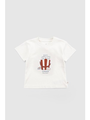 Little Gusto Organik Pamuk Bebek Tişört Summer