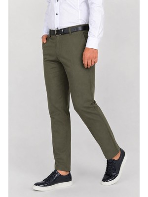 Caserta Regular Fit Erkek Armürlü Keten Pantolon - 7635
