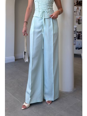 Magarde Premium Bol Paça Pantolon- Mint