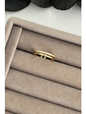 Nuva Atelier Lusty Circle Gold Yüzük