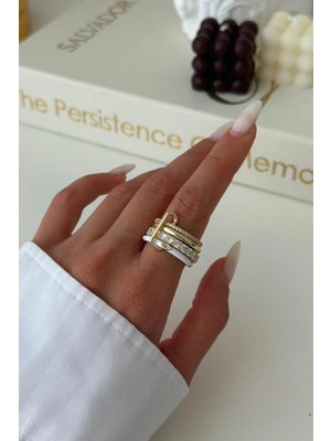 Nuva Atelier Cosmopolitan White Yüzük