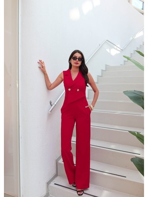 Esra Helvacı Eh Collection Kruvaze Detay Tulum