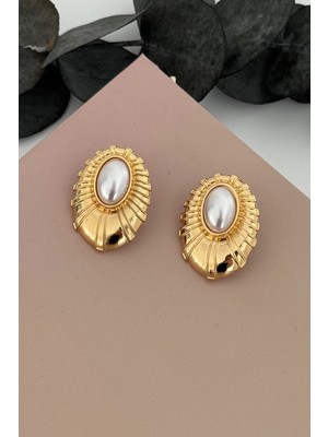 Nuva Atelier Vintage Pearl Küpe