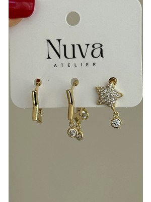 Nuva Atelier Skyline Vip Seri Set Küpe