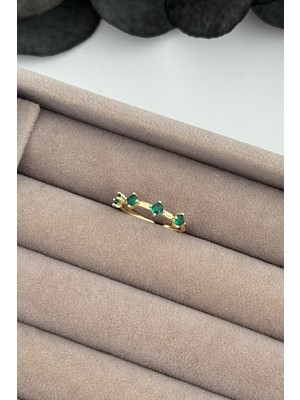 Nuva Atelier Sharp Green Yüzük