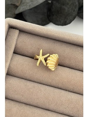 Nuva Atelier Ocean Gold Yüzük