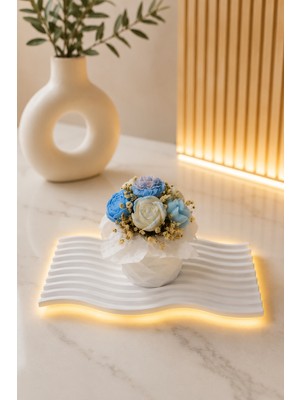 Masal Tedarik Beton Saksıda Çiçek Buketleri