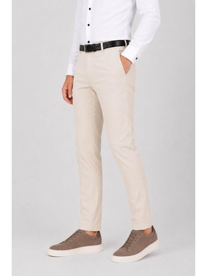 Caserta Slim Fit Likralı Boru Erkek Kumaş Pantolon - 7712