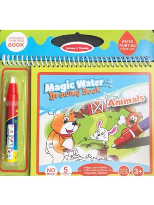 Magic Water Sihirli Boyama Kitabı Hayvanlar Alemi 3 - 5 Yaş Kolektif Yazar Normal Boy