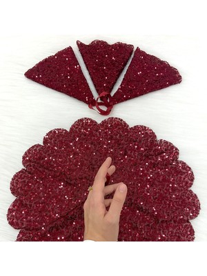 Feyza Design Işıl Işıl Pullu Gelin Damat Mendili, Pul Payet Detaylı, Düğün Kına Sünnet Söz Nişan Bride - Ev ve Günlük Kullanım Için Pratik ve Düzenli Çözüm