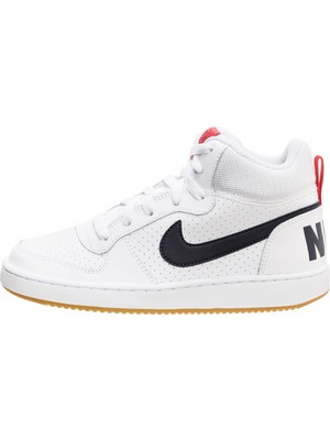 Nike Kadınlar İçin Court Borough Mid Beyaz Spor Ayakkabı 839977-107 40 Numaralı Nefes Alabilir Yapı ile Koşu ve Yürüyüş İçin İdeal