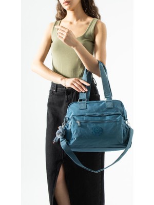 Baginn Klinkır Kadın Omuz Çantası Hafif Yağmur Geçirmez Çok Cepli Çapraz Askılı Kol Çantası 32*27 cm