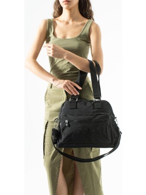 Baginn Klinkır Kadın Omuz Çantası Hafif Yağmur Geçirmez Çok Cepli Çapraz Askılı Kol Çantası 32*27 cm