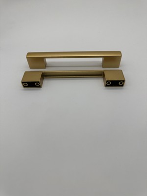 Kulp Center 5 Adet 96-128 mm Mat Altın Modern Mercan Metal Mutfak Mobilya Kulbu Dolap Kulp