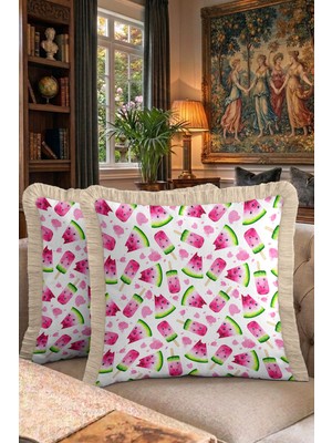 Hanna Home Kırlent Kılıfı Dekoratif Kırlent Kılıfı Kırlent Kılıfı Yatak Odası Dekoru 43X43 cm