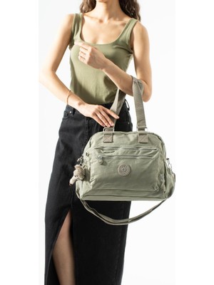 Baginn Klinkır Kadın Omuz Çantası Hafif Yağmur Geçirmez Çok Cepli Çapraz Askılı Kol Çantası 32*27 cm