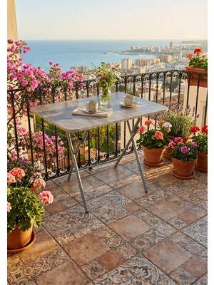 Alesta Life Sonomo Katlanabilir Masa 60X90 cm