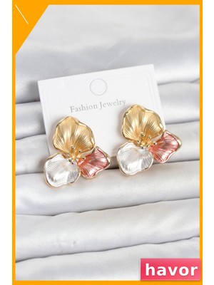 Havor Pirinç Lotus Model Kadın Kolye