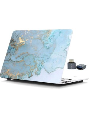 MacBook Pro 13 Inç M1 M2 Uyumlu Sert Kapak Kılıf | Desenli Koruyucu Tasarım | Alt + Üst Kapak |