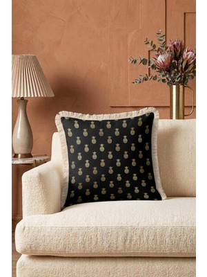 Hanna Home Dekoratif Kırlent Kılıfı Dekoratif Yastık Kılıfı Oturma Odası Kırlenti 43X43 cm