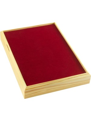 Fantastik Store Ahşap Anfora Kumaş Piercing Küpelik 18*24 cm