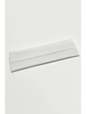 Fantastik Store Beyaz Renkli Saç Bandı 6 cm