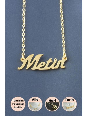 Fantastik Store Metin Isimli Kolye