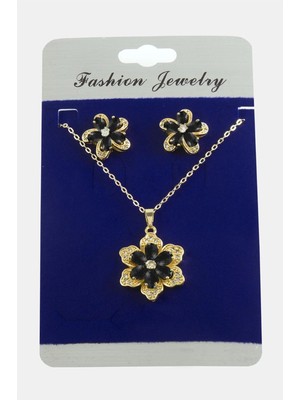 Fantastik Store Papatya Zirkon Taşlı Set Kolye