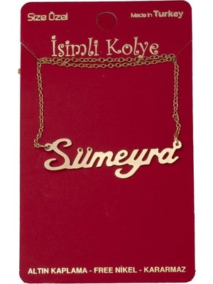 Fantastik Store Sümeyra Isimli Kolye (Kişiye Özel)