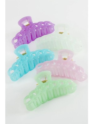 Fantastik Store Zincir Desenli Renkli Mandal Toka 10 cm