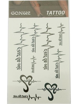 AyrStore Buğz Imzalı Tattoo Dövme Sticker