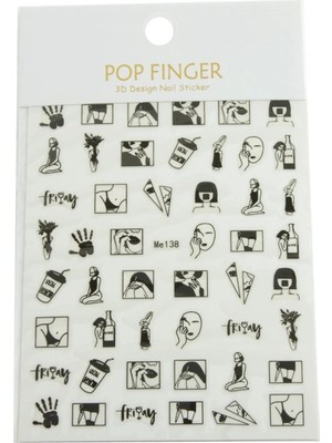 AyrStore Buğz Eldiven Tattoo Dövme Sticker