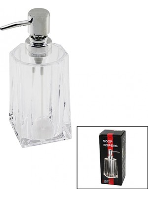 MiraLive 280ML - Uzun   Şeffaf - Mika Kristal  Sıvı Sabunluk (K95)