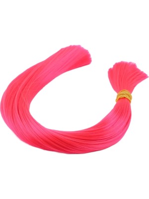 MiraLive Neon Pembe Renkli Sentetik Boğum Saç - 1kg