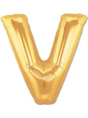 MiraLive Altın Sarısı Folyo Harf Balon 1 Metre