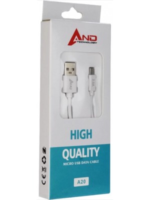 MiraLive Mikro USB Data Kablo Samsung -AND-A20