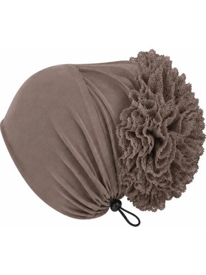 Armine Topuzlu Comfort Fit Bone Koyu Vizon