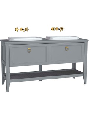Vitra Valarte Lavabo Dolabı 150 cm Mat Gri 62211