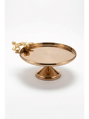 sembol Leaf Rose Gold Dekoratif Ayaklı
